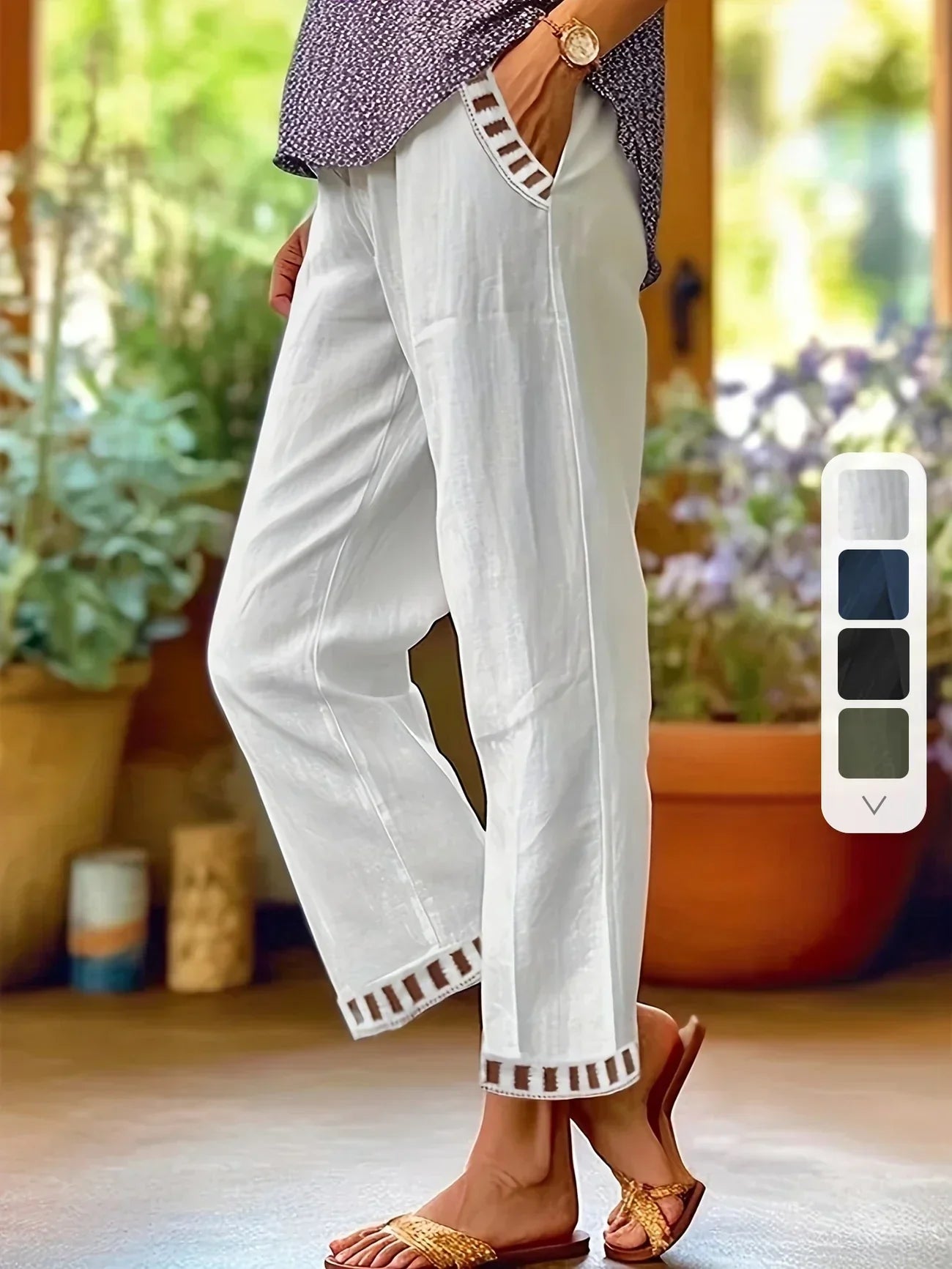 TRIXIE - MODERN LINE CROPPED PANTS