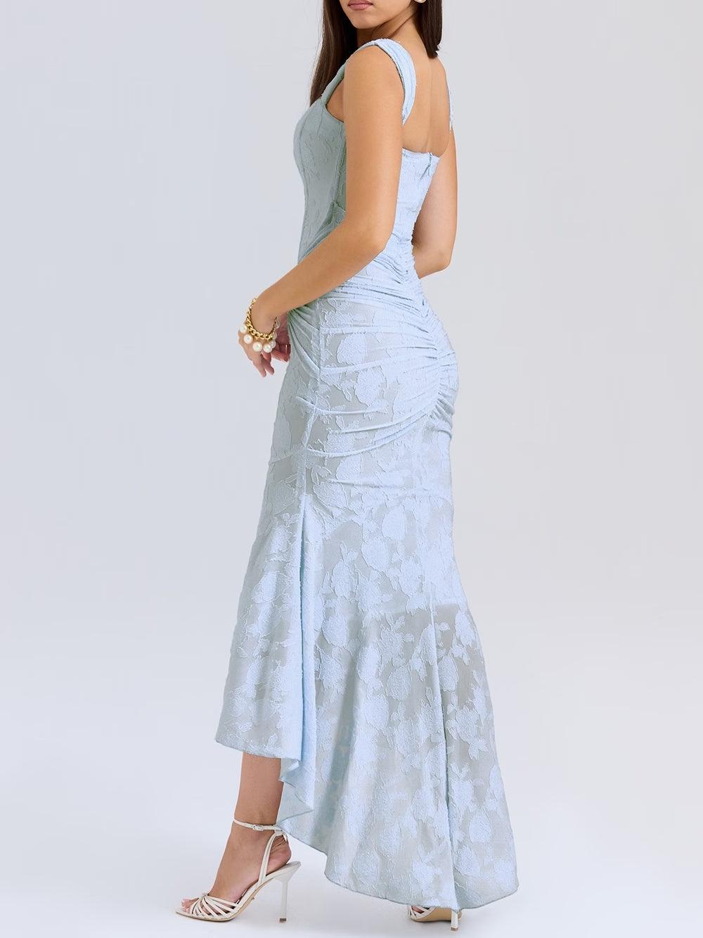 ROWAN - SKY BLOOM FLOWY MAXI DRESS