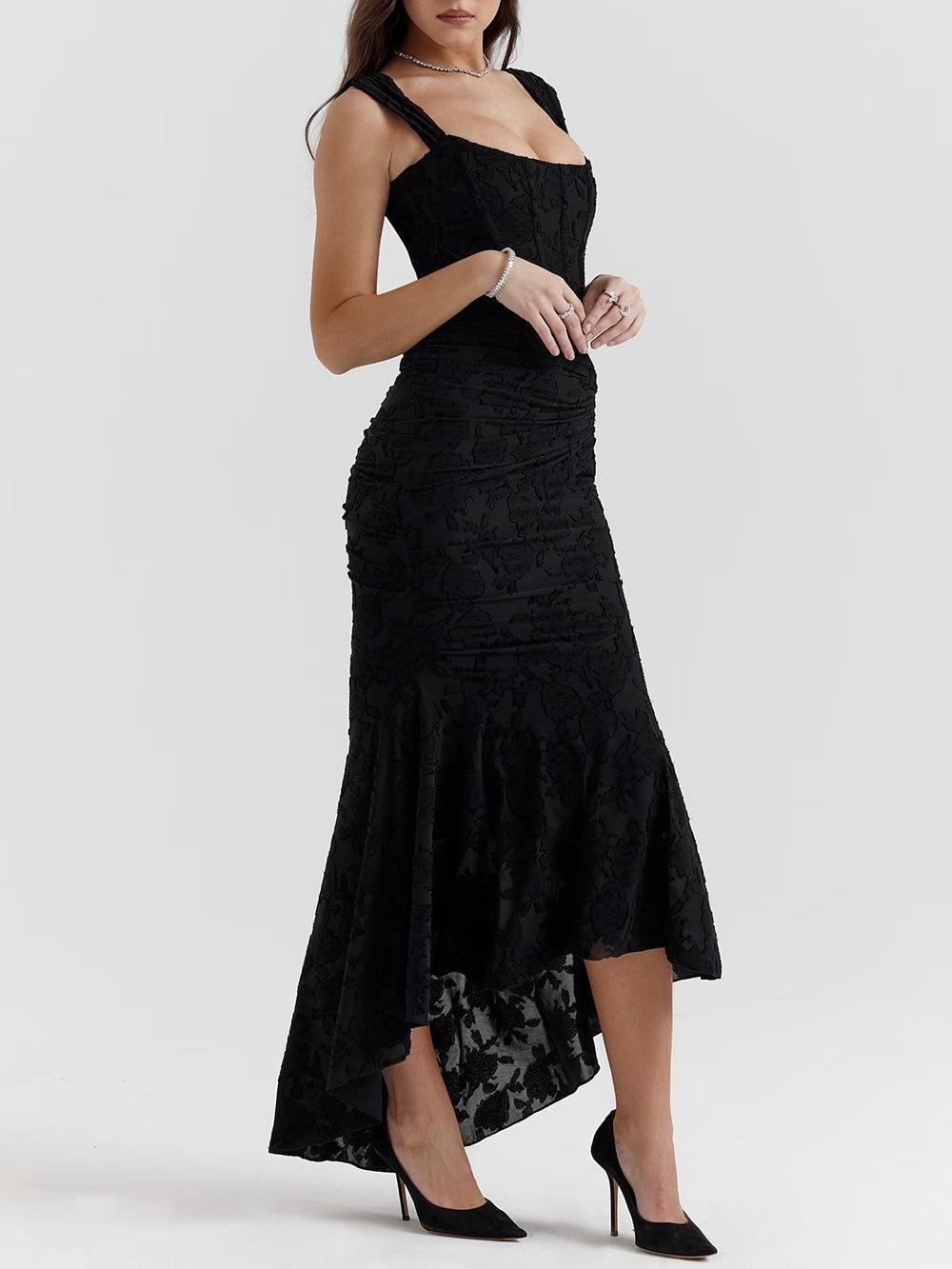 ROWAN - SKY BLOOM FLOWY MAXI DRESS