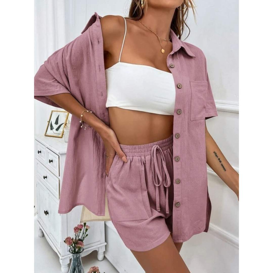 MERYL – MODISH BUTTON-DOWN SET