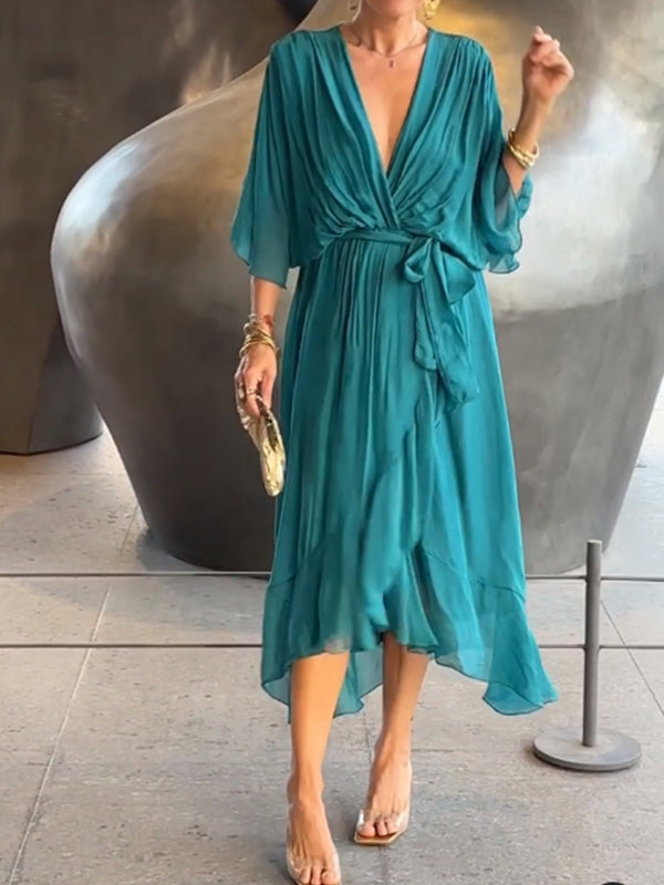 MARJORIE - SOPHISTICATED CHIFFON DRESS