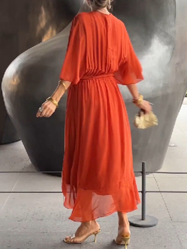 MARJORIE - SOPHISTICATED CHIFFON DRESS