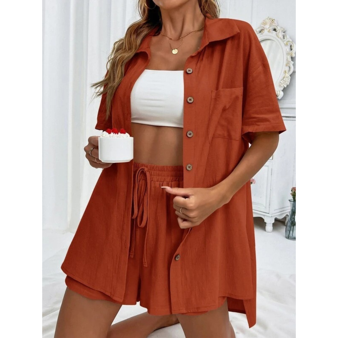 MERYL – MODISH BUTTON-DOWN SET