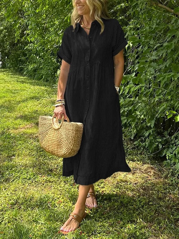 LAIKA - URBAN STRIPES COMFORT DRESS