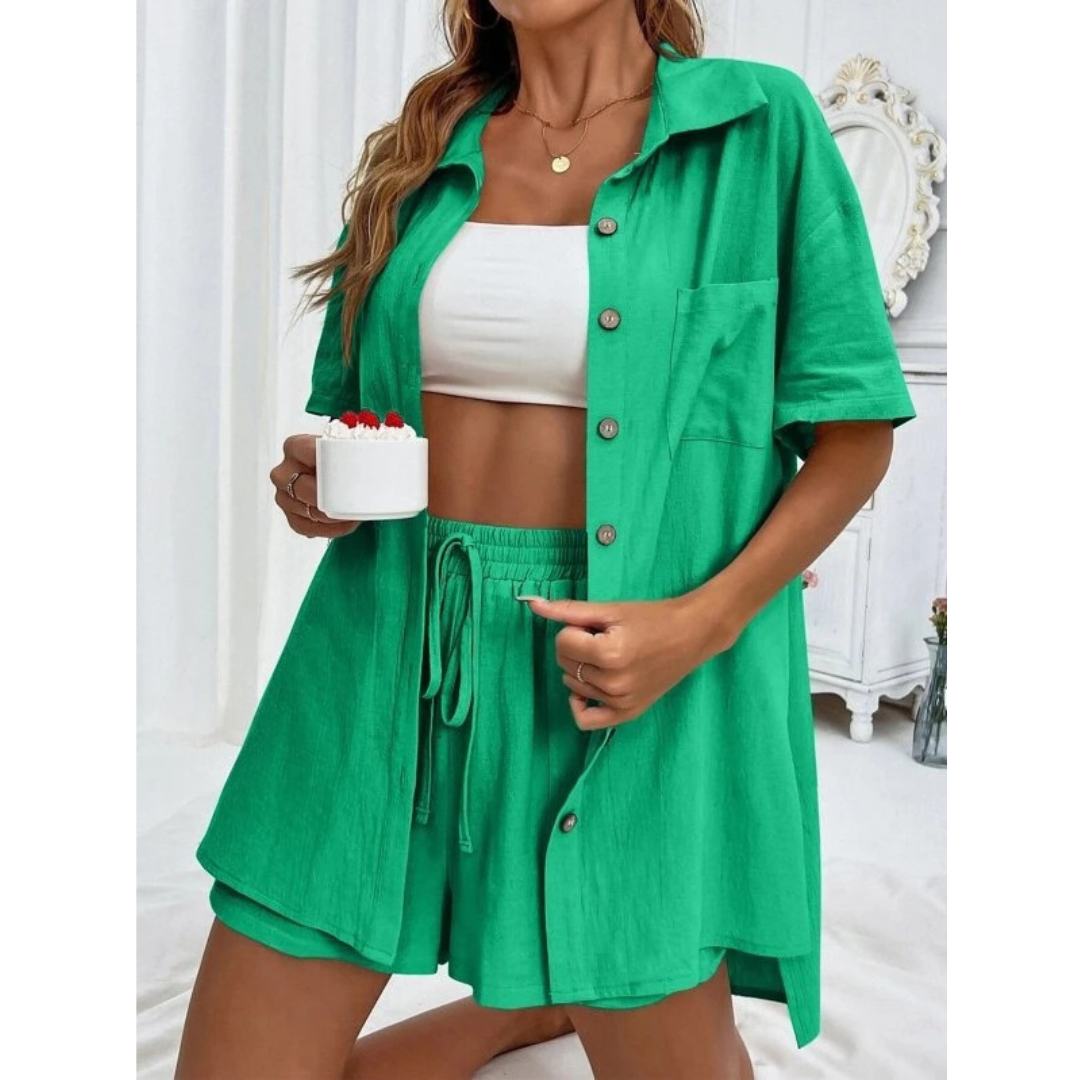 MERYL – MODISH BUTTON-DOWN SET