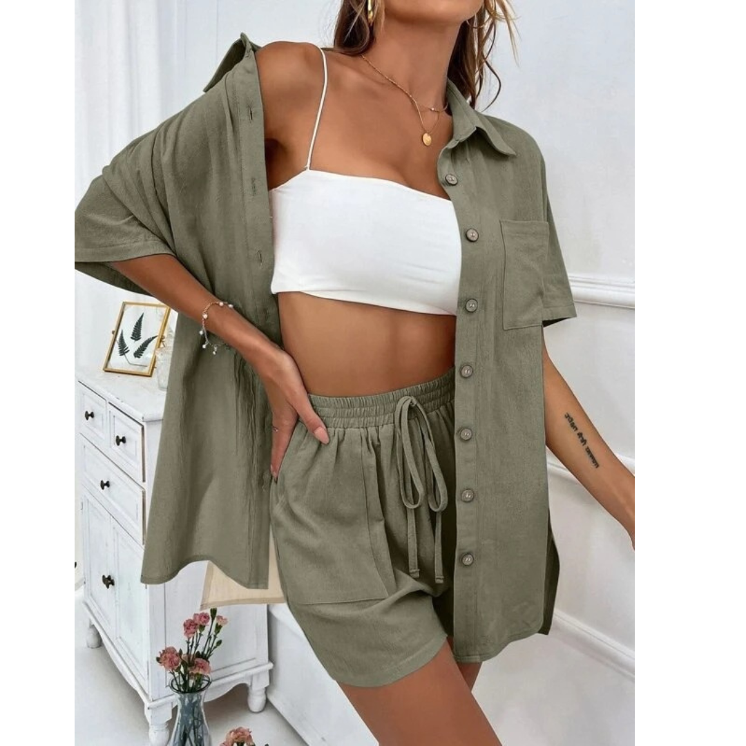 MERYL – MODISH BUTTON-DOWN SET