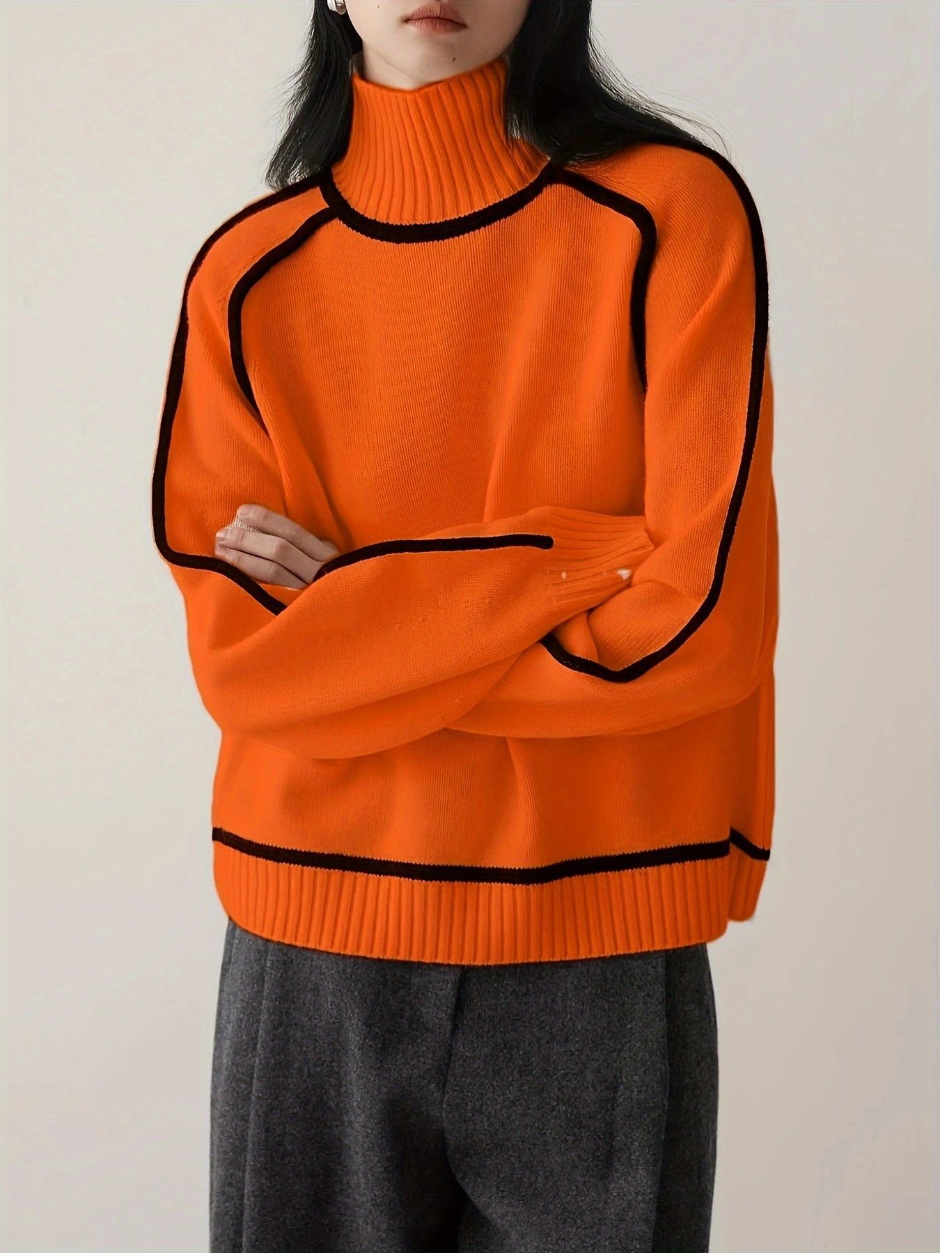 ERMALIE - RELAXED FUNNEL NECK