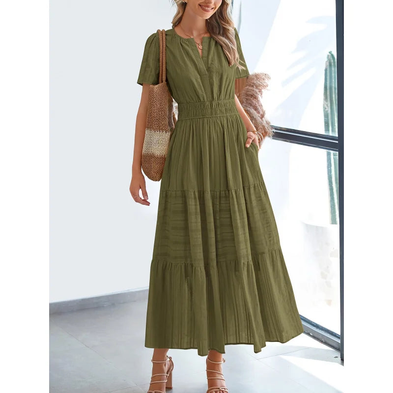 KARINA - SUNLIT BEAUTY ELEGANT DRESS