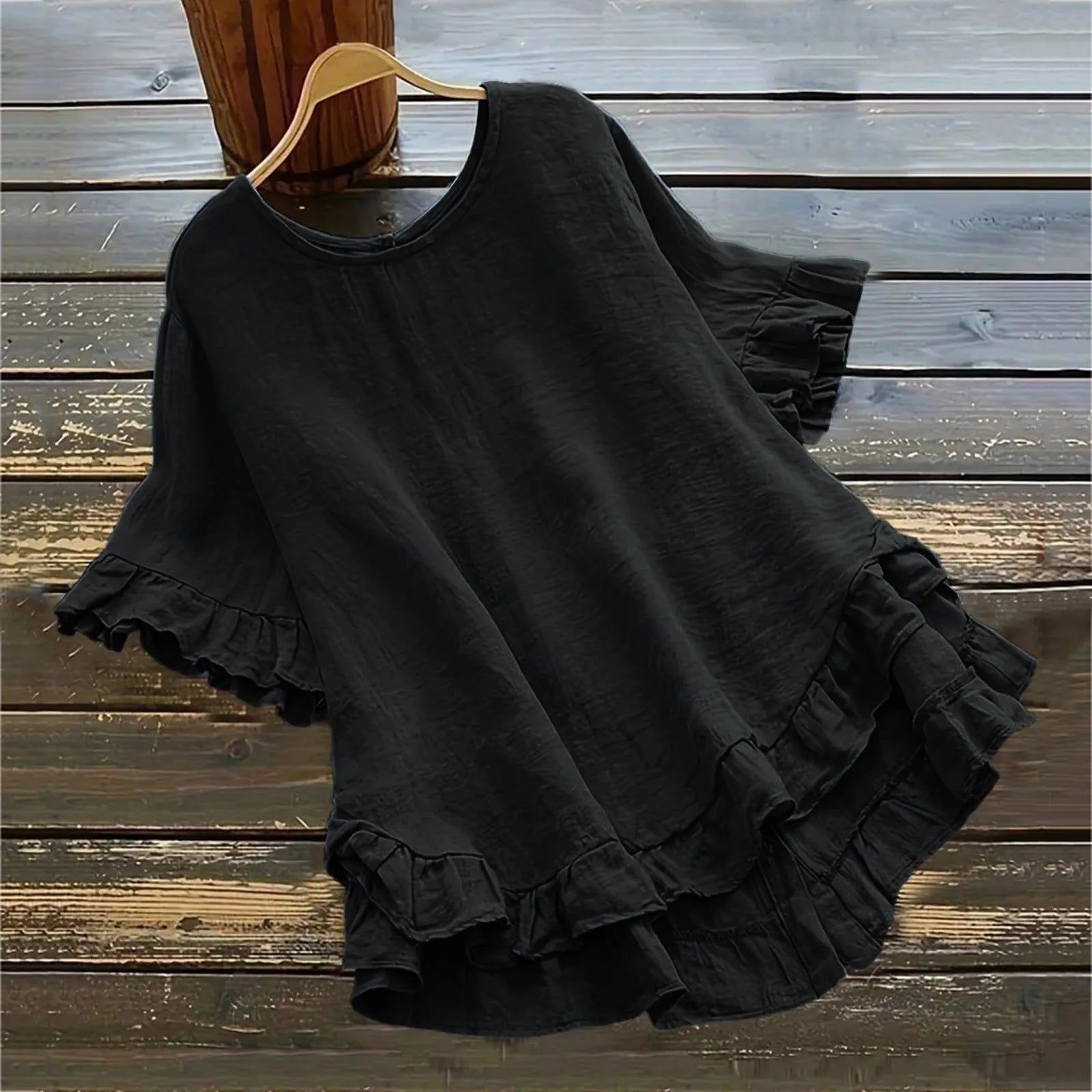 VIVITA - CHIC LINEN BLOUSE