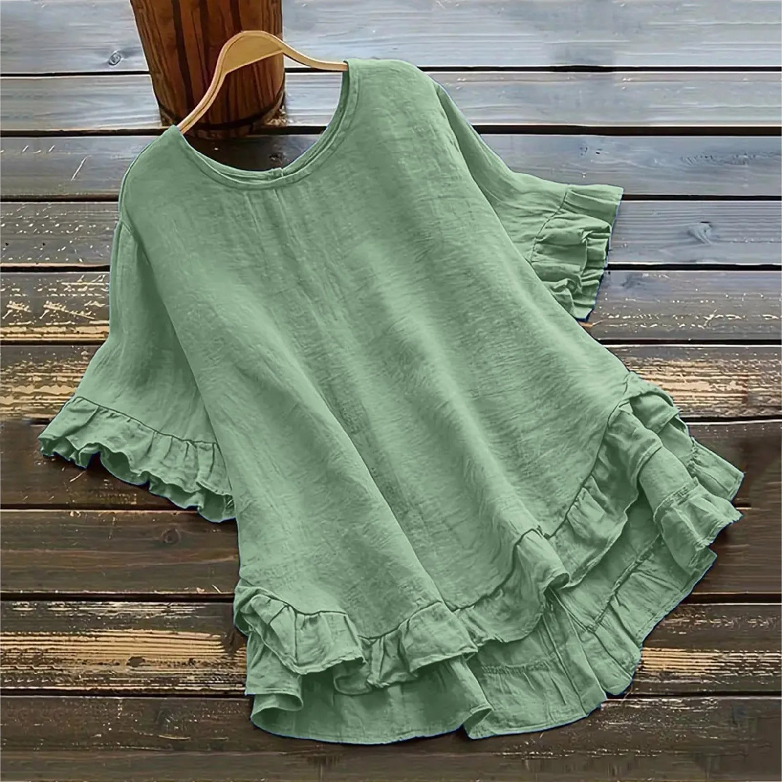 VIVITA - CHIC LINEN BLOUSE