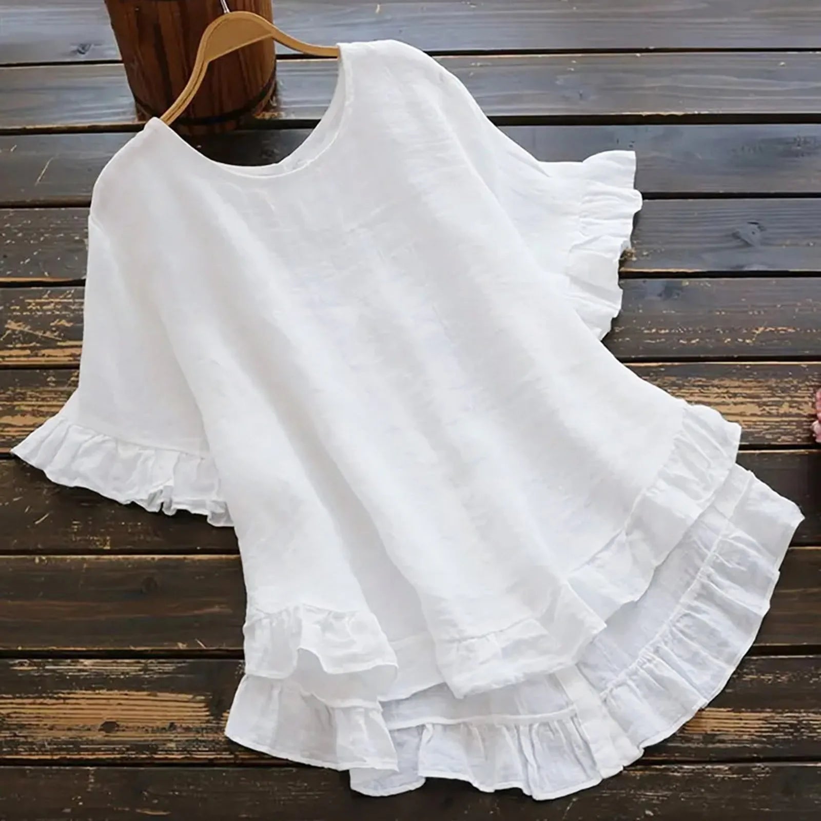 VIVITA - CHIC LINEN BLOUSE