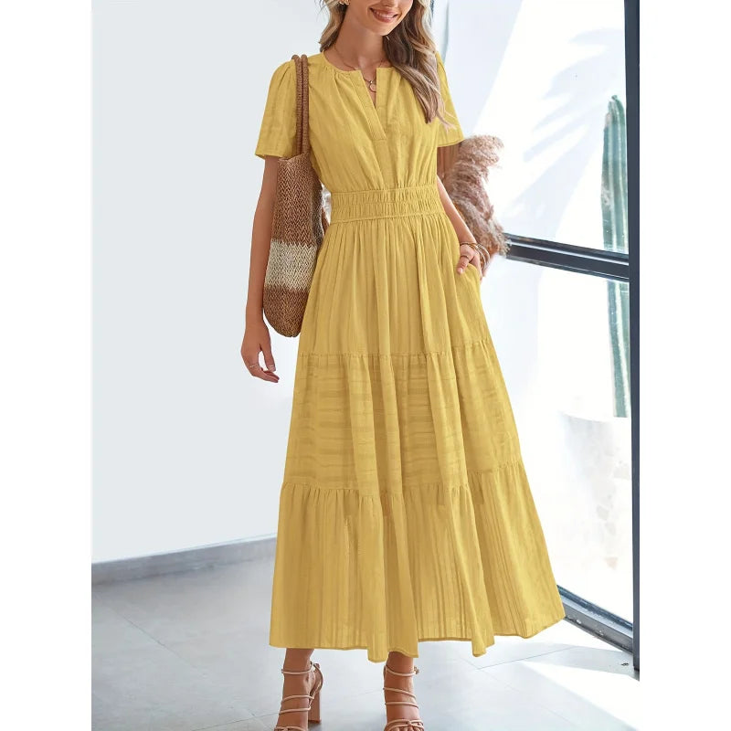 KARINA - SUNLIT BEAUTY ELEGANT DRESS