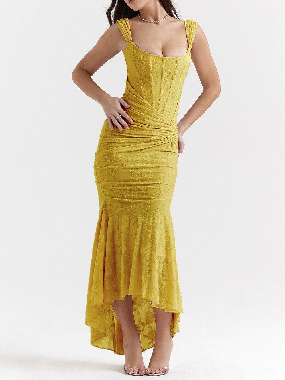 ROWAN - SKY BLOOM FLOWY MAXI DRESS