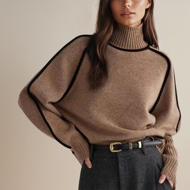 ERMALIE - RELAXED FUNNEL NECK