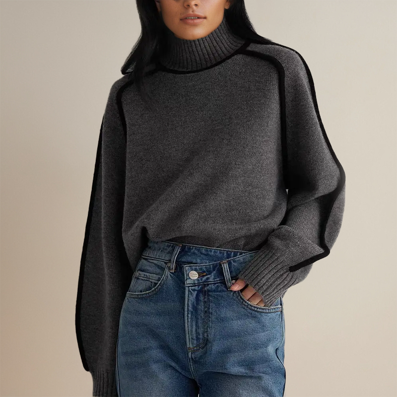ERMALIE - RELAXED FUNNEL NECK