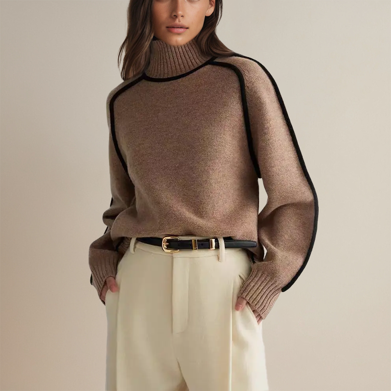 ERMALIE - RELAXED FUNNEL NECK