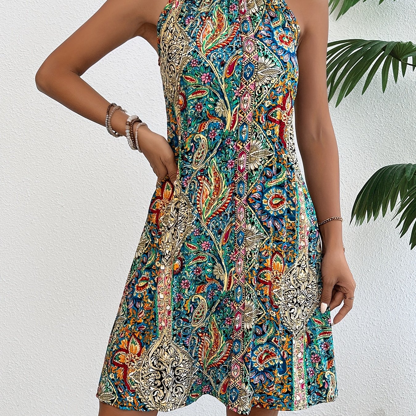 LEILANI - GLAMOROUS HALTERNECK DRESS