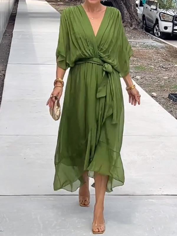 MARJORIE - SOPHISTICATED CHIFFON DRESS