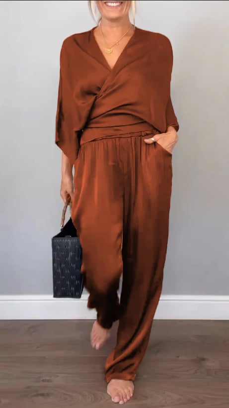 GELLI - LUXE COMFORT SATIN SUIT