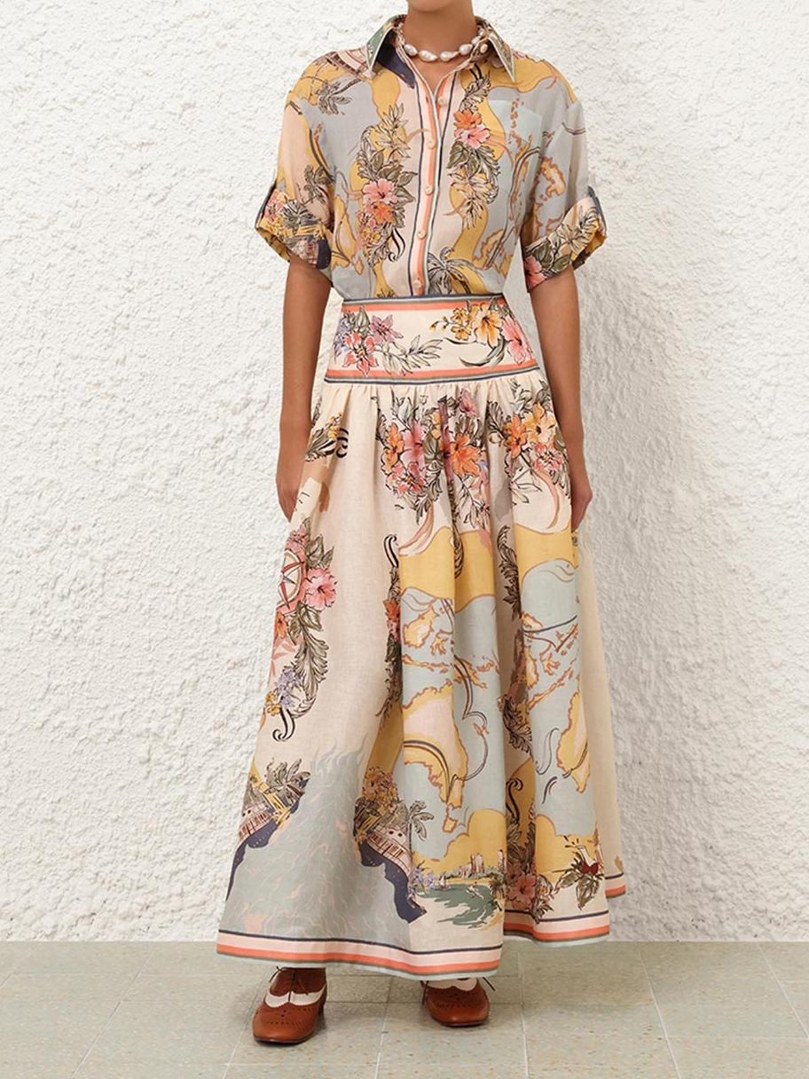 ALYSSA - ELEGANT FEMININE SKIRT and TOP
