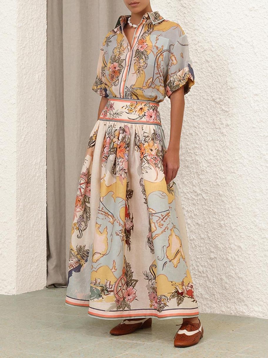 ALYSSA - ELEGANT FEMININE SKIRT and TOP