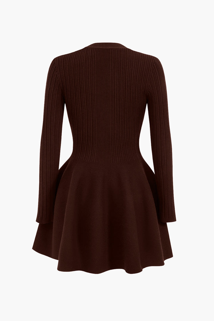 JANICE - KNIT PUFF HEM SWEATER