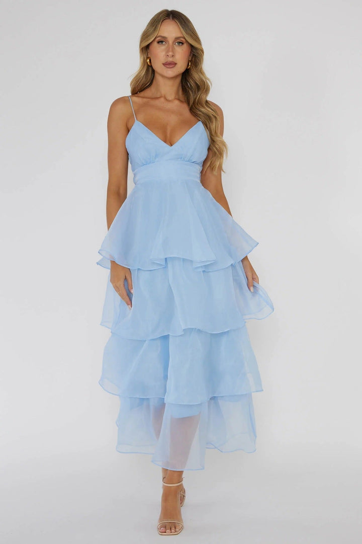 LOVETT - CHIC PLUNGING DRESS