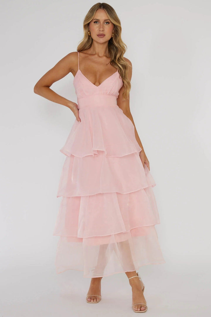 LOVETT - CHIC PLUNGING DRESS
