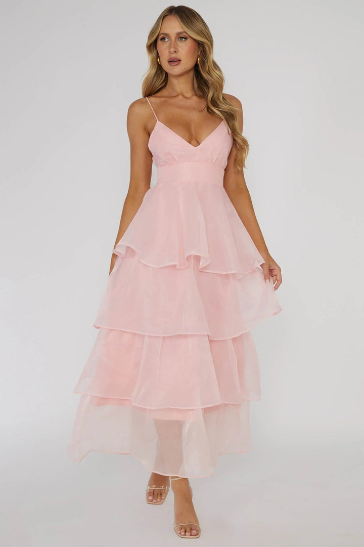 LOVETT - CHIC PLUNGING DRESS
