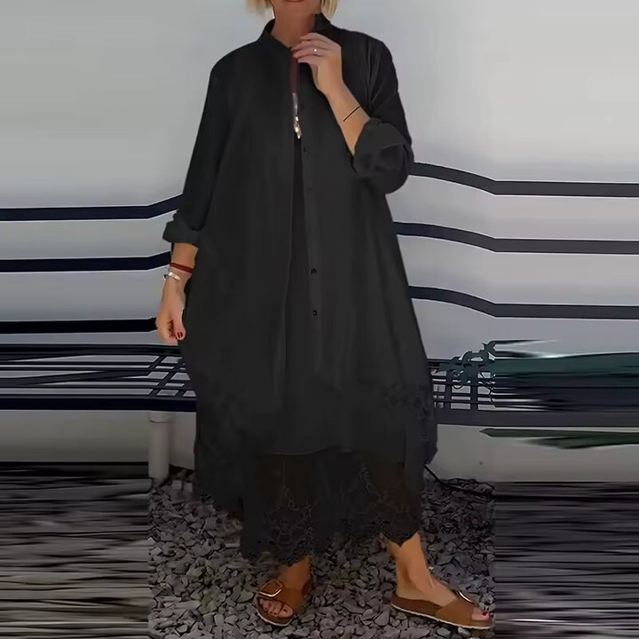 ADWOA - ELEGANT LACE DRESS SET