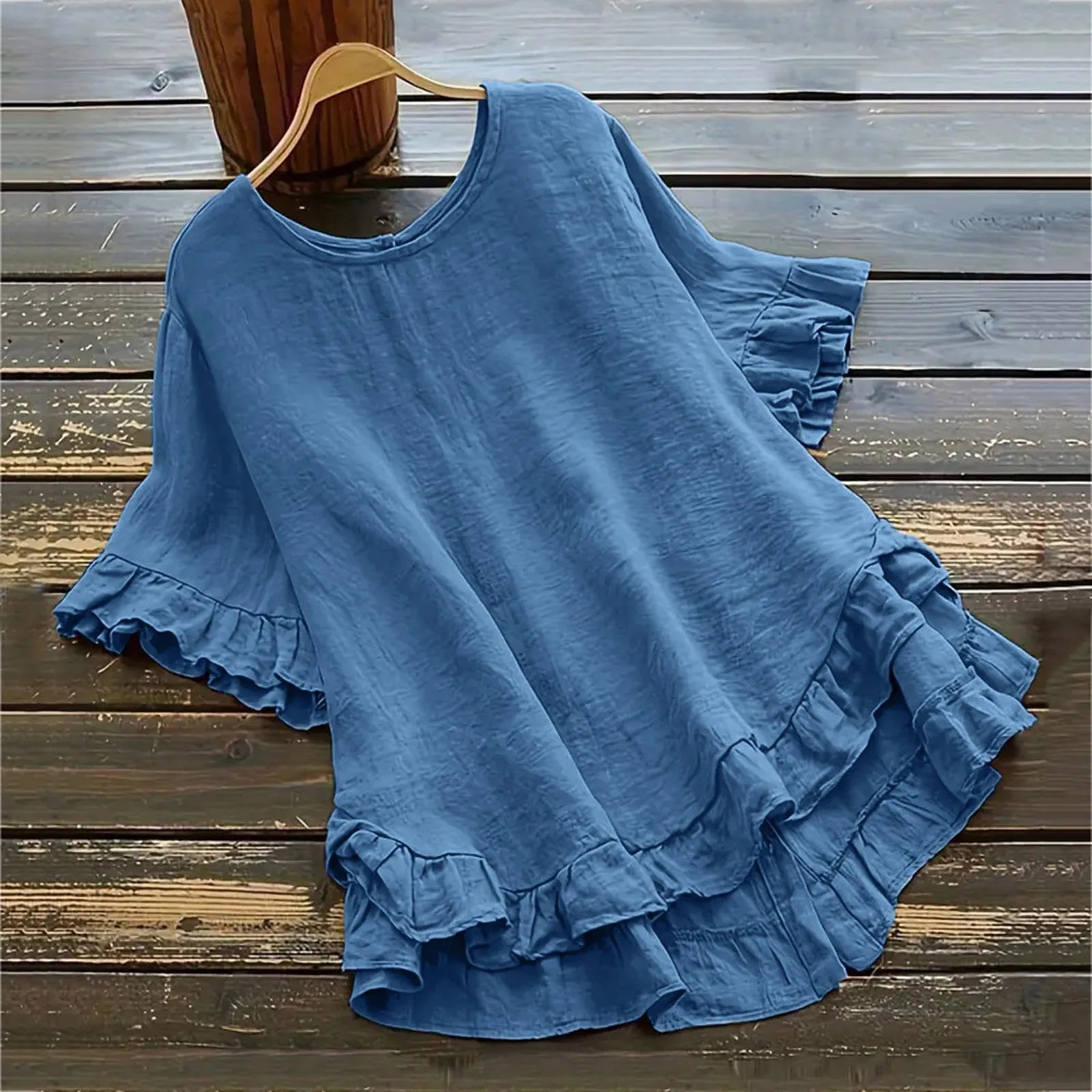 VIVITA - CHIC LINEN BLOUSE