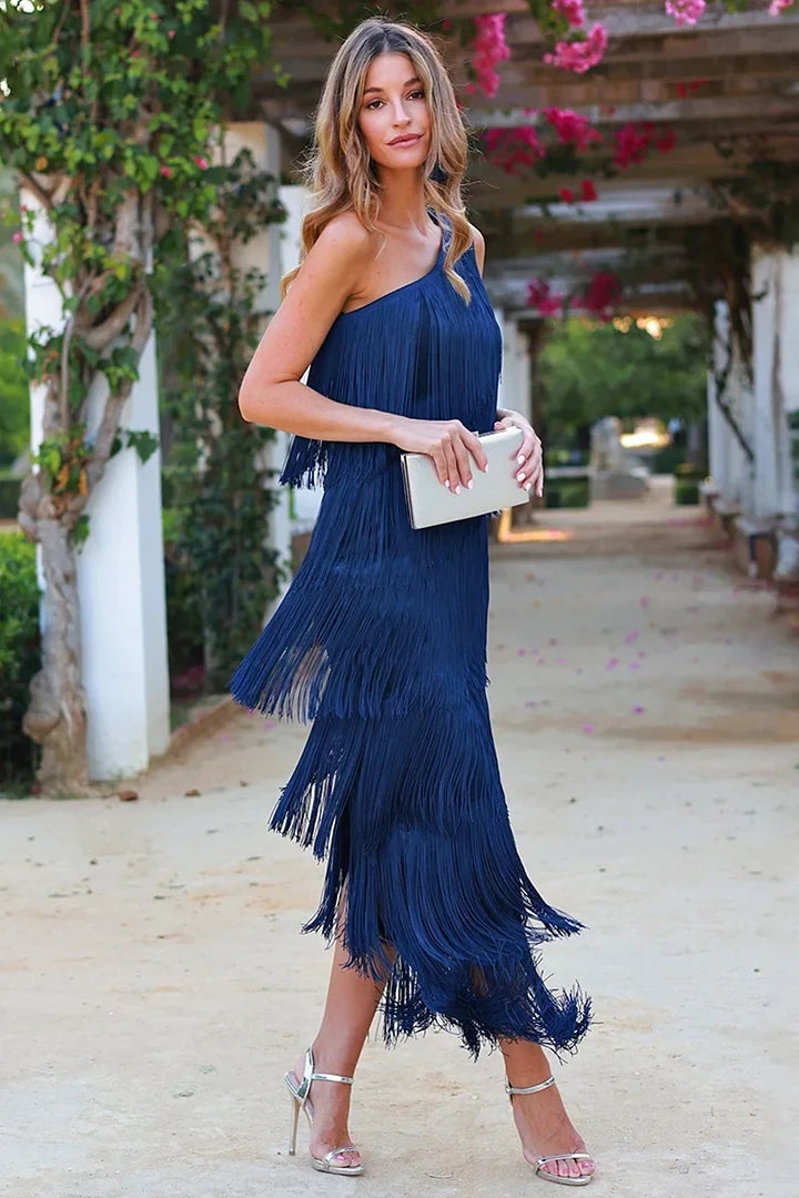 AVIV - HALF SHOULDER DRESS