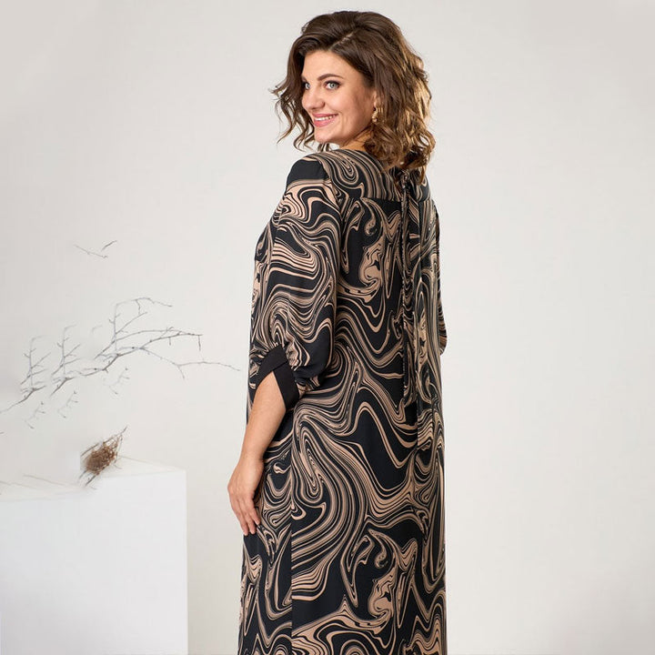 TILLEY - MARBLE SLEEVE MAXI DRESS